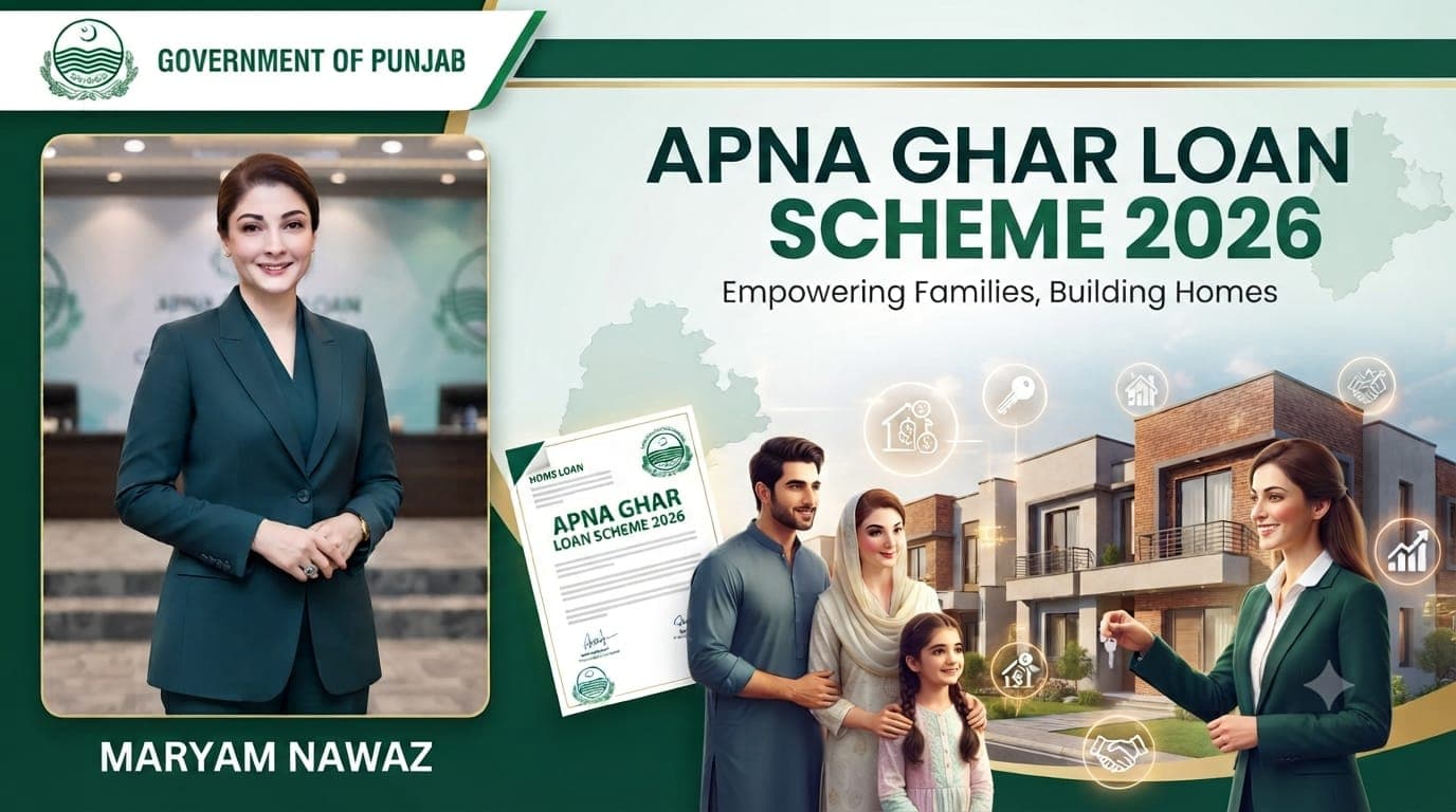 Maryam Nawaz Apna Ghar Loan Scheme 2026 – Eligibility, Online Apply Process & Latest Updates