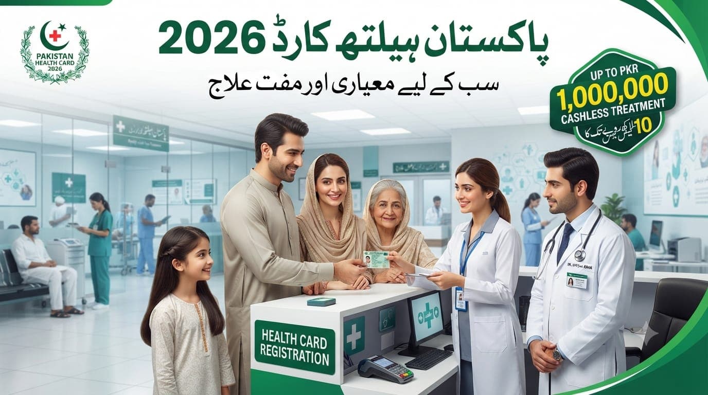 Pakistan Health Card 2026 – Eligibility, Benefits, Coverage & How to Get Free Treatment
