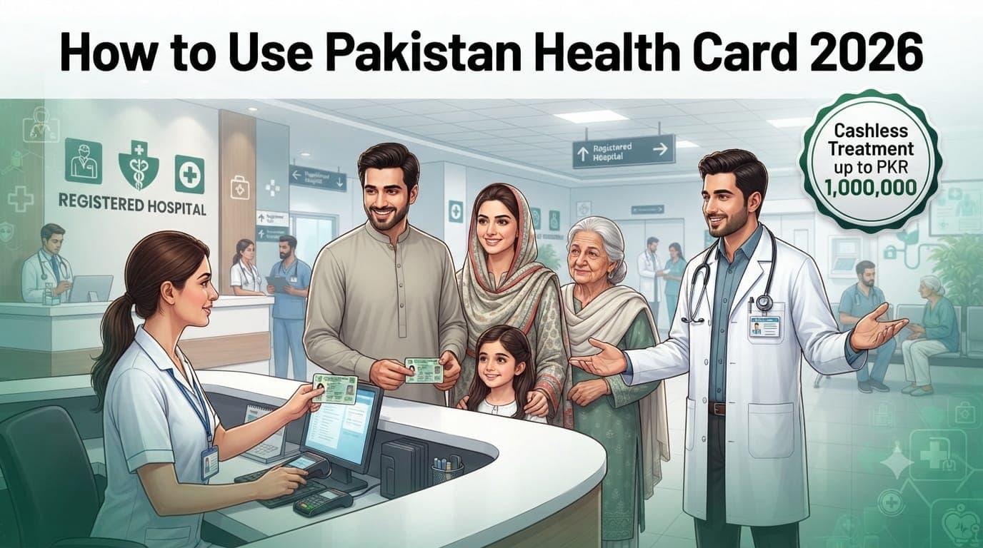How to Use Pakistan Health Card 2026 for Free Hospital Treatment – Complete Step-by-Step Guide