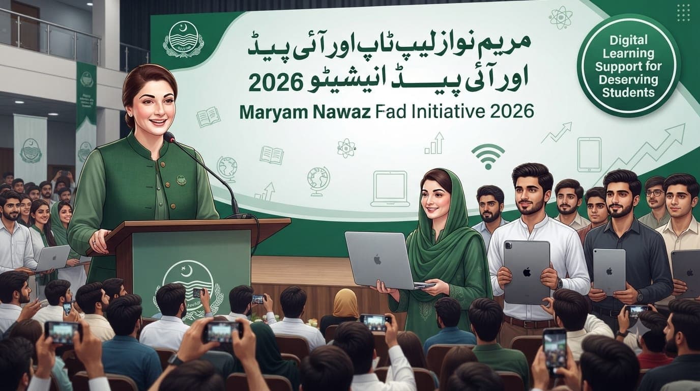 Maryam Nawaz Laptop & iPad Initiative 2026 – Digital Learning Support for Punjab Students